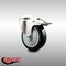 Service Caster 4 Inch 316SS Black Polyurethane Swivel Bolt Hole Caster with Total Lock Brake SCC-SS316BHTTL20S414-PPUB-BLK - alternate 2